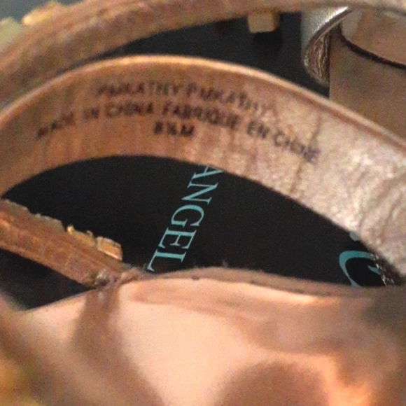 Guess by Marciano Leather & Rhinestone strappy sandals ❤️ - Picture 11 of 12